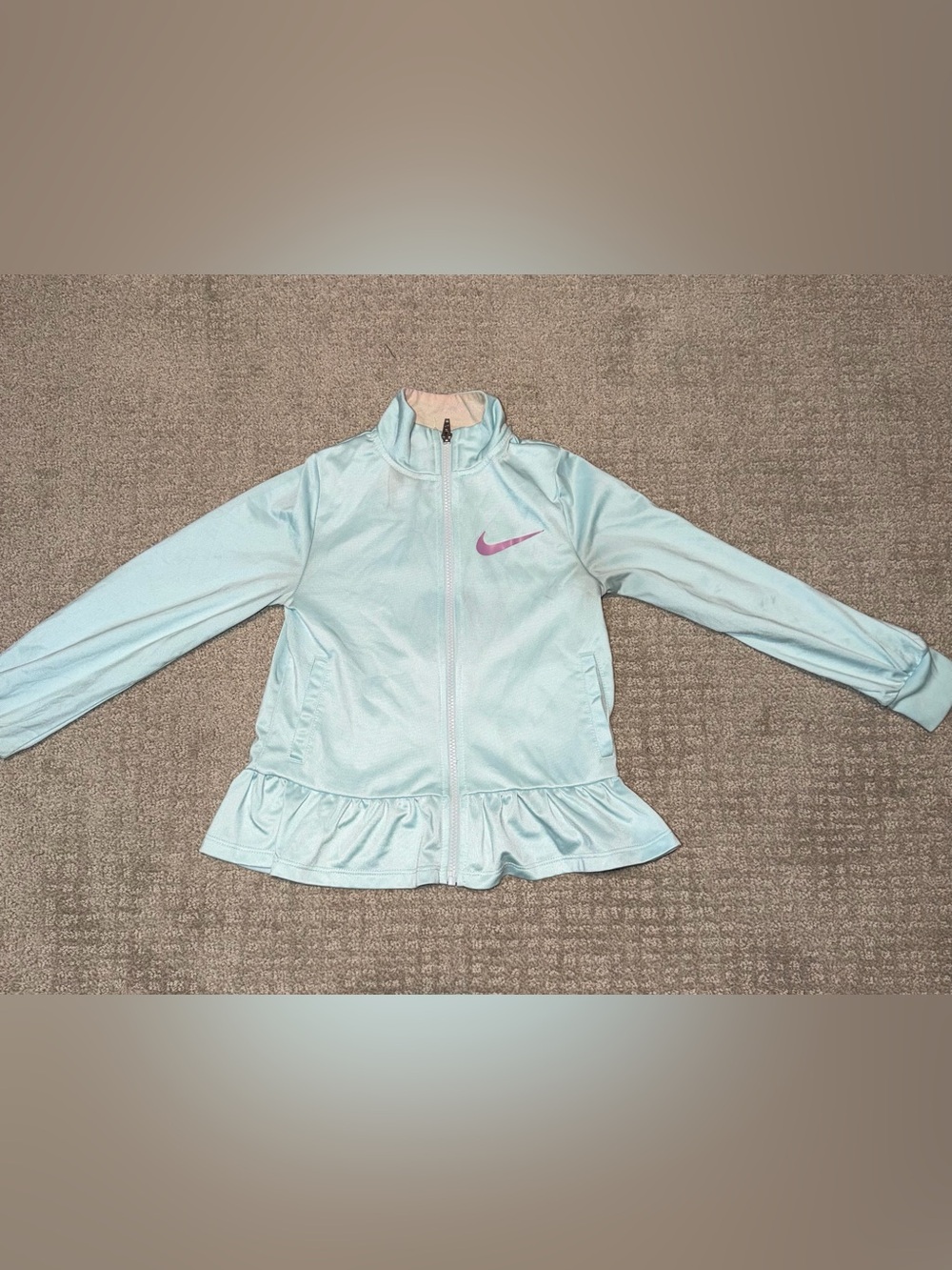 Kids Nike Peplum Athletic Jacket Size 6X